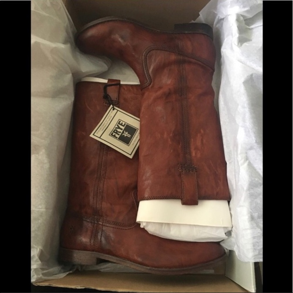 Frye Mid Leather Boots